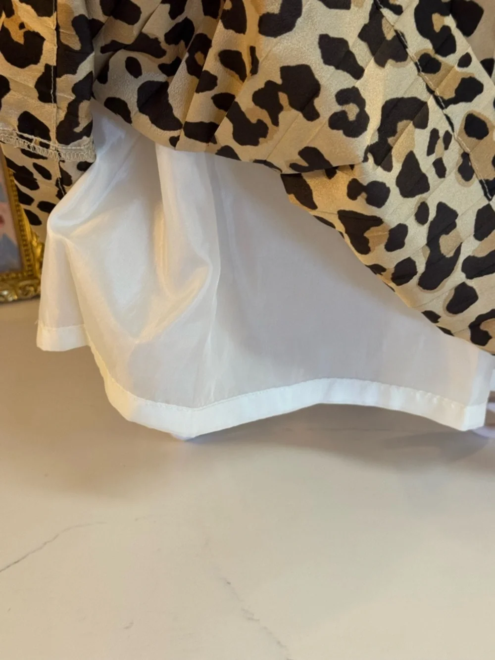 🤎🖤 JANIE AND JACK SILK PLEATED CHEETAH PRINT DRESS SIZE 2T! - Picture 11 of 11